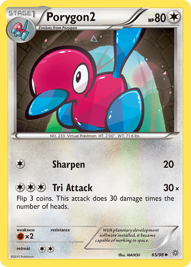Carta Porygon2 65/98 do set Ancient Origins — Pokémon TCG | Bynx