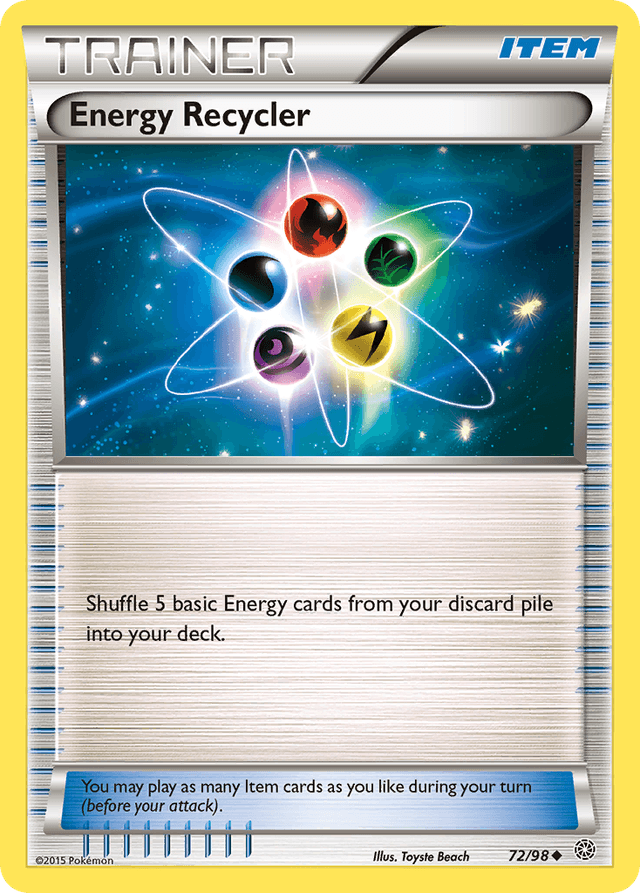 Carta Energy Recycler 72/98 do set Ancient Origins — Pokémon TCG | Bynx