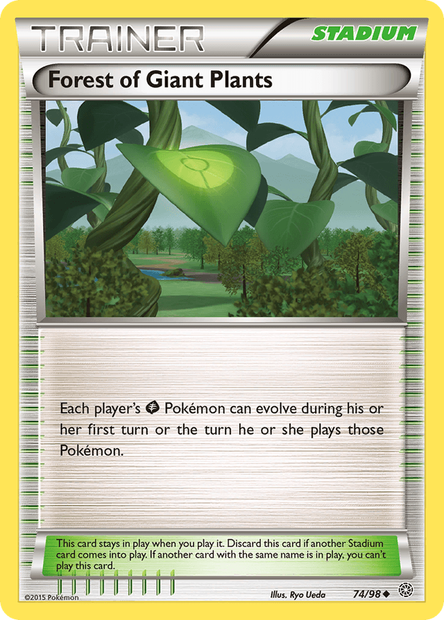 Carta Forest of Giant Plants 74/98 do set Ancient Origins — Pokémon TCG | Bynx