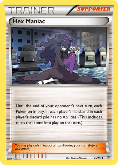 Carta Hex Maniac 75/98 do set Ancient Origins — Pokémon TCG | Bynx