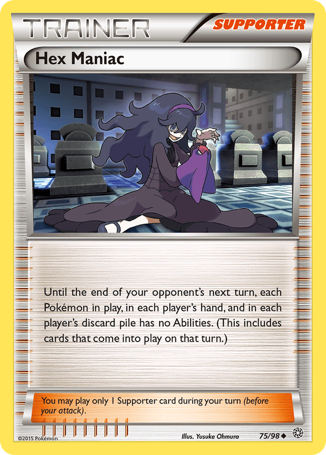 Carta Hex Maniac 75/98 do set Ancient Origins — Pokémon TCG | Bynx