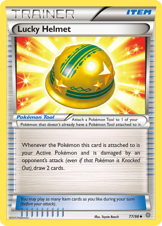Carta Lucky Helmet 77/98 do set Ancient Origins — Pokémon TCG | Bynx