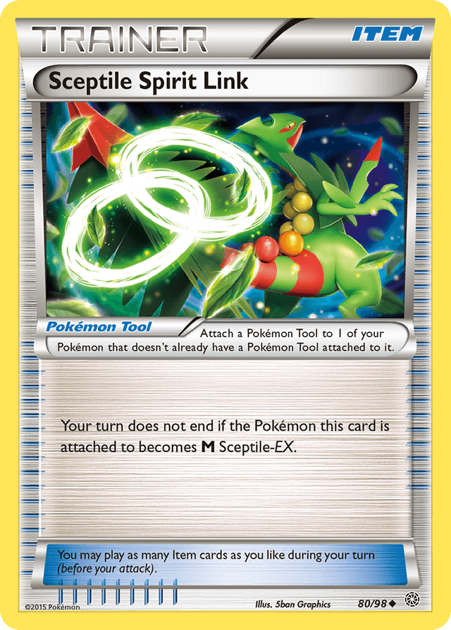 Carta Sceptile Spirit Link 80/98 do set Ancient Origins — Pokémon TCG | Bynx