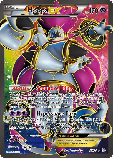 Carta Hoopa-EX 89/98 do set Ancient Origins — Pokémon TCG | Bynx