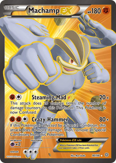 Carta Machamp-EX 90/98 do set Ancient Origins — Pokémon TCG | Bynx