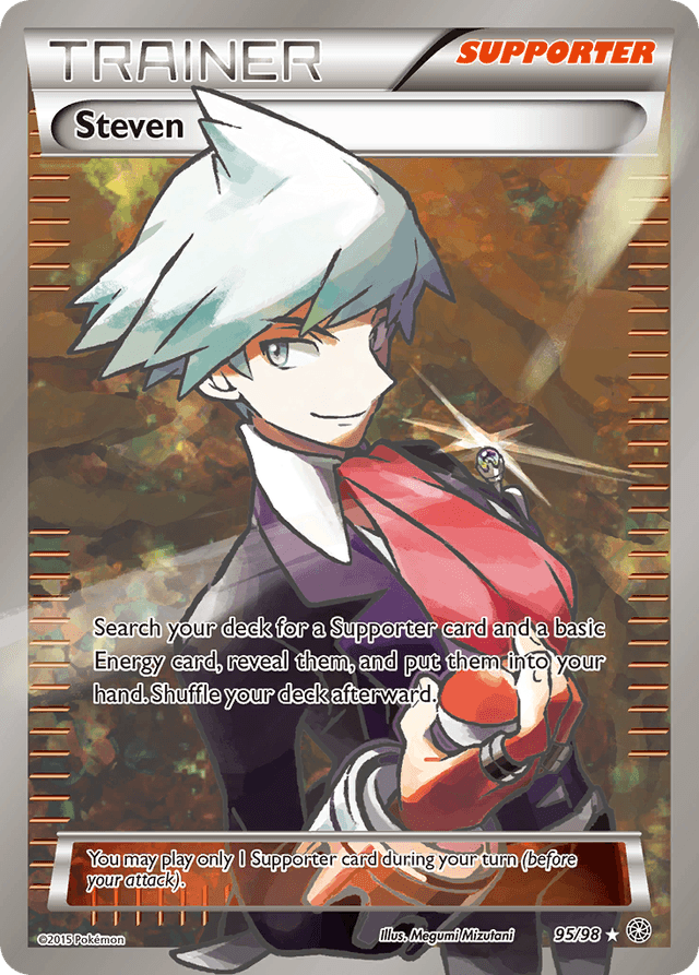 Carta Steven 95/98 do set Ancient Origins — Pokémon TCG | Bynx