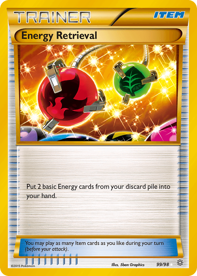 Carta Energy Retrieval 99/98 do set Ancient Origins — Pokémon TCG | Bynx