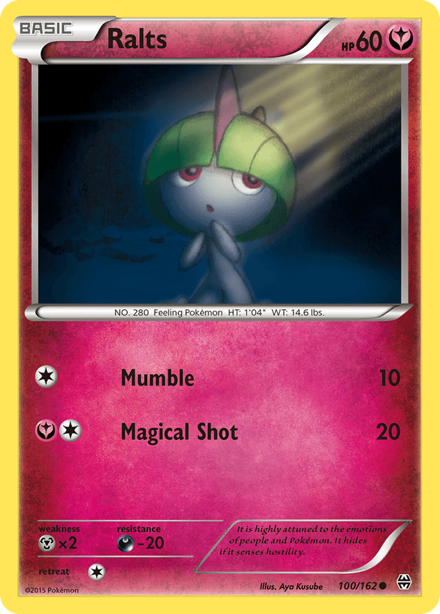 Carta Ralts 100/162 do set BREAKthrough — Pokémon TCG | Bynx