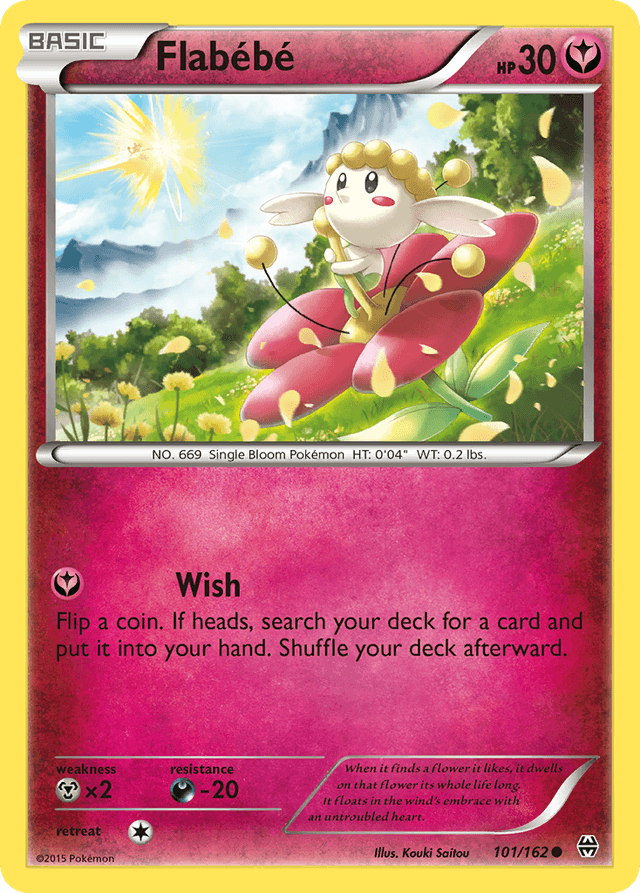 Carta Flabébé 101/162 do set BREAKthrough — Pokémon TCG | Bynx