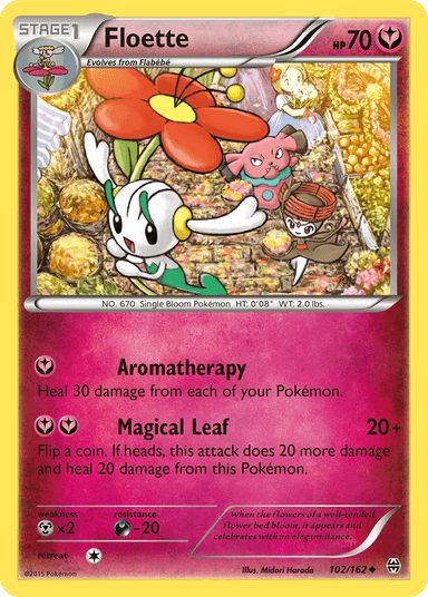 Carta Floette 102/162 do set BREAKthrough — Pokémon TCG | Bynx