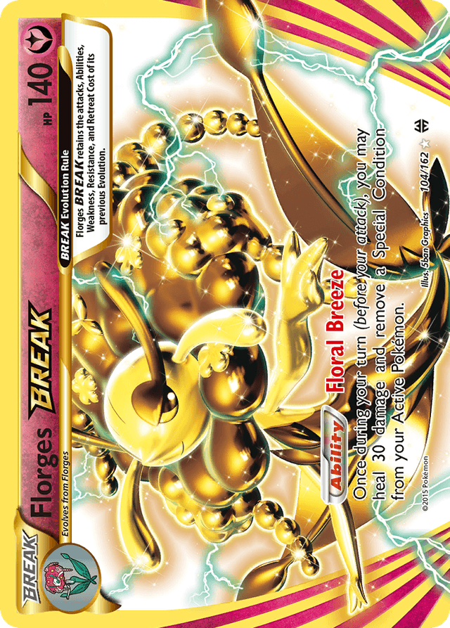 Carta Florges BREAK 104/162 do set BREAKthrough — Pokémon TCG | Bynx