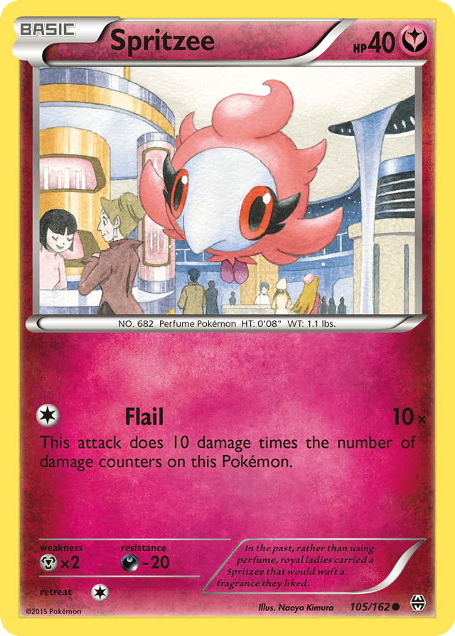 Carta Spritzee 105/162 do set BREAKthrough — Pokémon TCG | Bynx