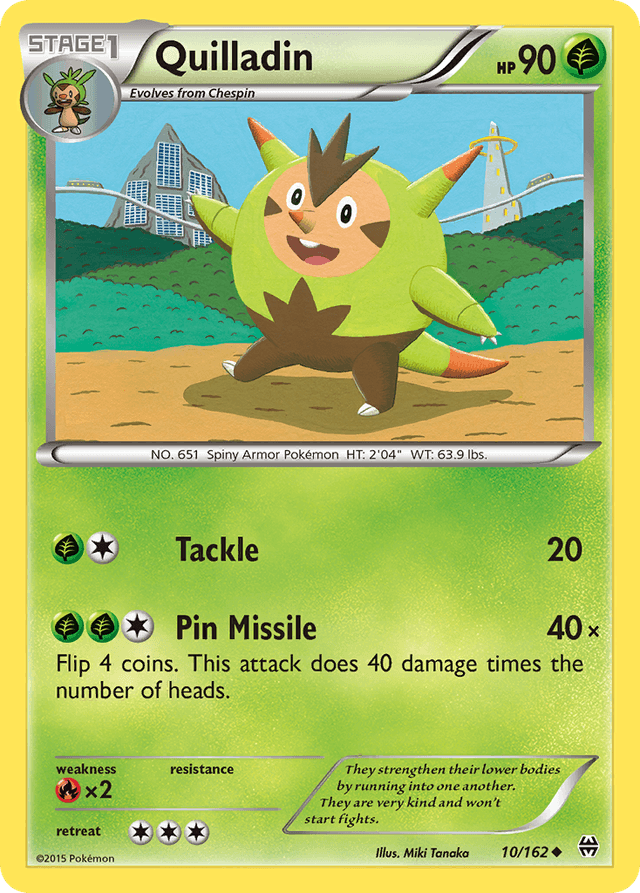 Carta Quilladin 10/162 do set BREAKthrough — Pokémon TCG | Bynx