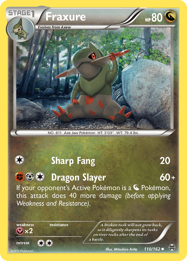 Carta Fraxure 110/162 do set BREAKthrough — Pokémon TCG | Bynx