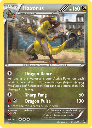 Carta Haxorus 111/162 do set BREAKthrough — Pokémon TCG | Bynx