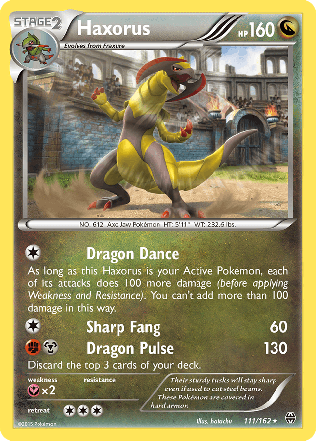 Carta Haxorus 111/162 do set BREAKthrough — Pokémon TCG | Bynx