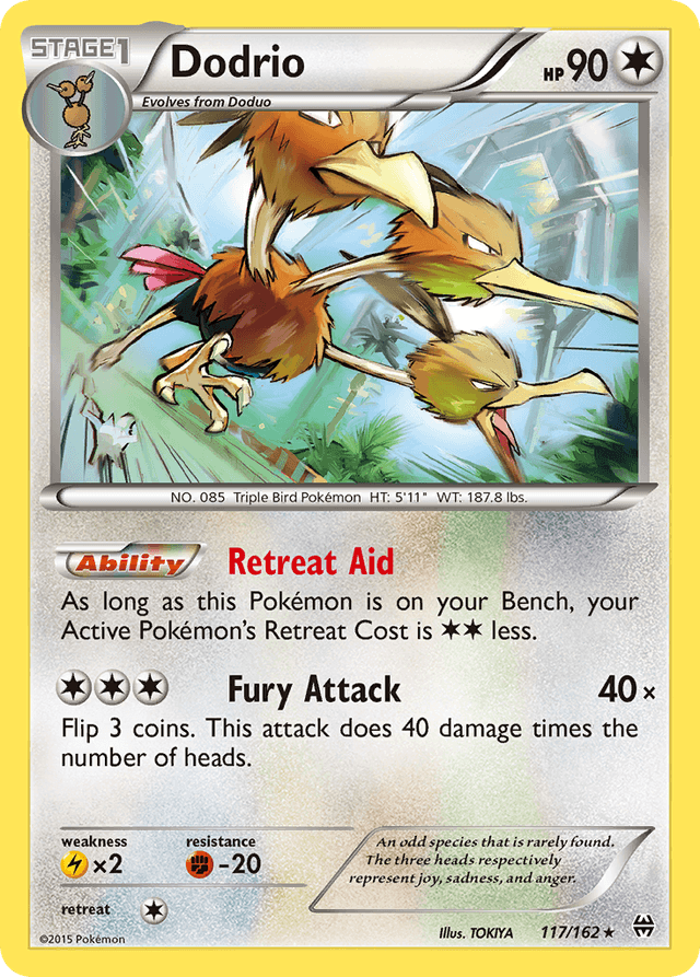 Carta Dodrio 117/162 do set BREAKthrough — Pokémon TCG | Bynx