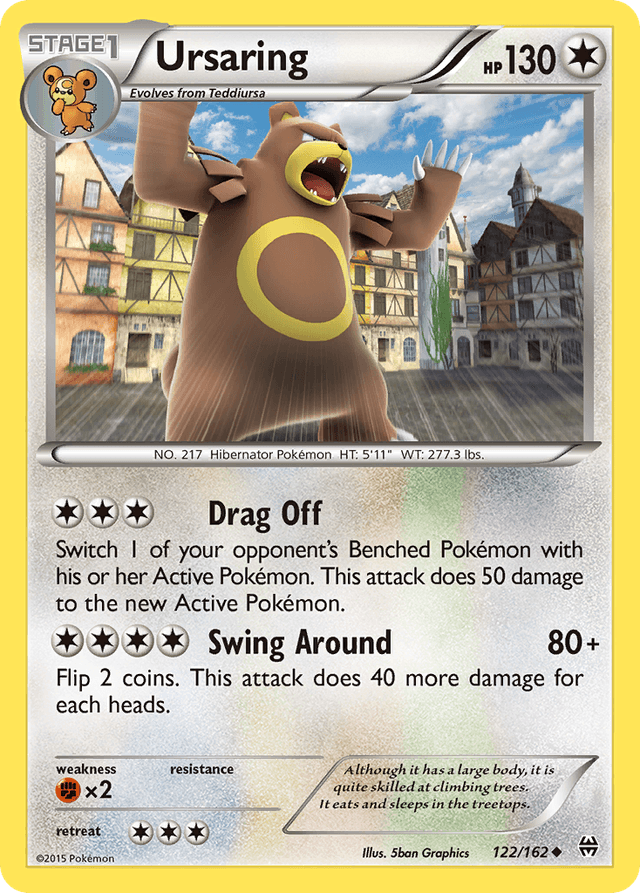 Carta Ursaring 122/162 do set BREAKthrough — Pokémon TCG | Bynx