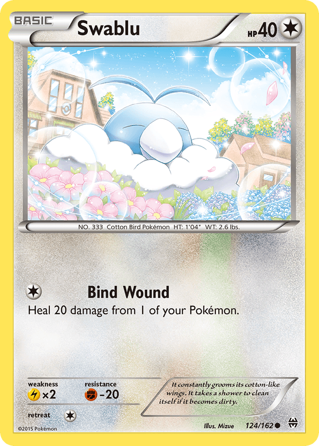 Carta Swablu 124/162 do set BREAKthrough — Pokémon TCG | Bynx