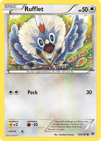 Carta Rufflet 129/162 do set BREAKthrough — Pokémon TCG | Bynx