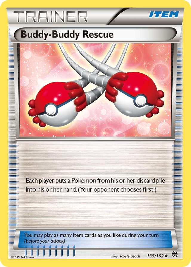 Carta Buddy-Buddy Rescue 135/162 do set BREAKthrough — Pokémon TCG | Bynx