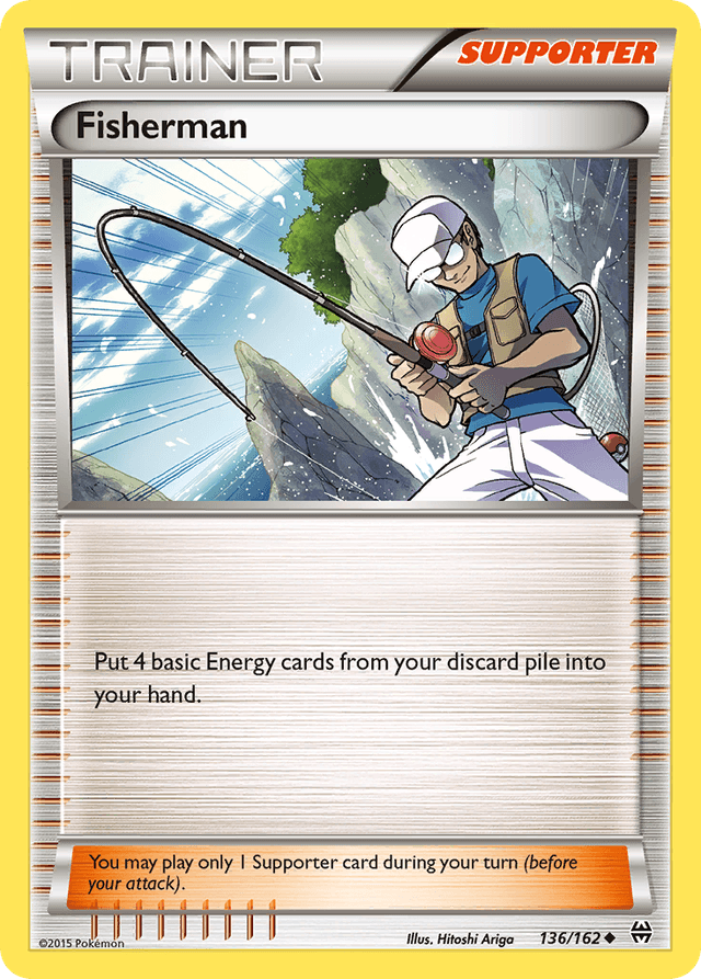 Carta Fisherman 136/162 do set BREAKthrough — Pokémon TCG | Bynx
