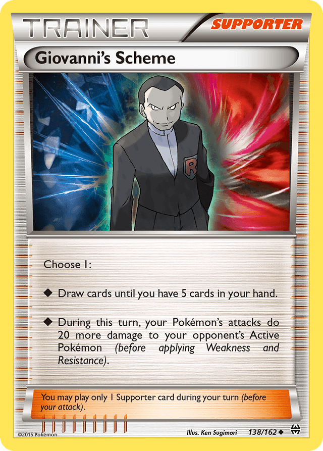 Carta Giovanni's Scheme 138/162 do set BREAKthrough — Pokémon TCG | Bynx