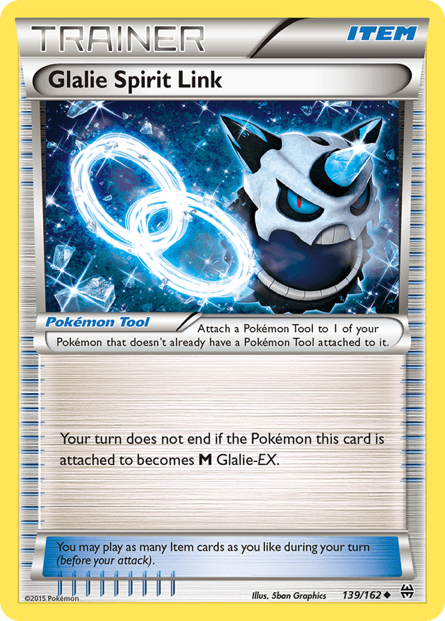 Carta Glalie Spirit Link 139/162 do set BREAKthrough — Pokémon TCG | Bynx