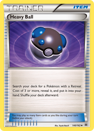 Carta Heavy Ball 140/162 do set BREAKthrough — Pokémon TCG | Bynx