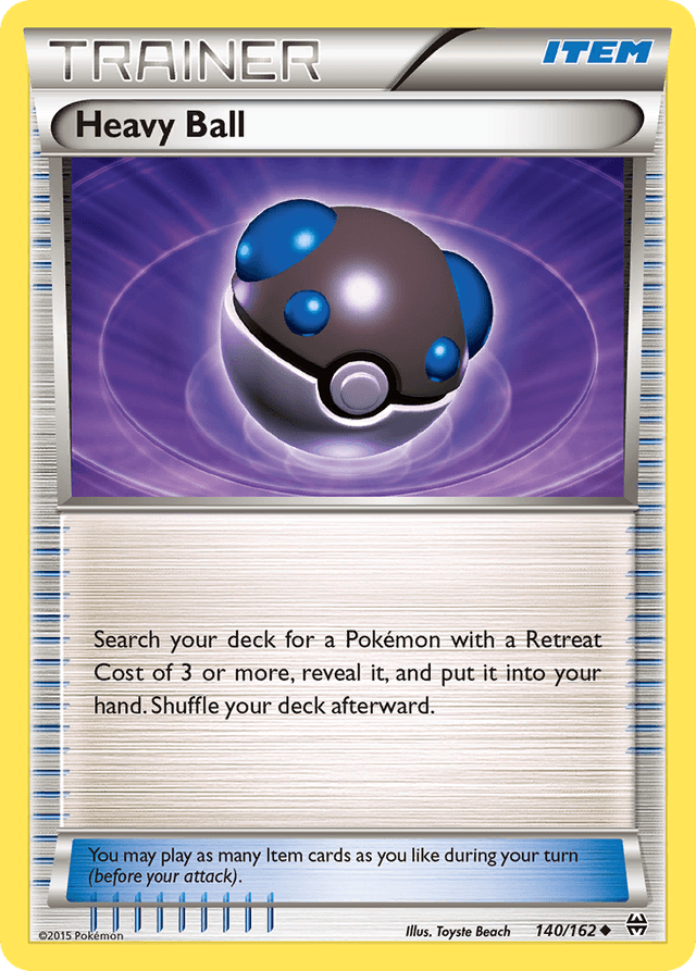 Carta Heavy Ball 140/162 do set BREAKthrough — Pokémon TCG | Bynx