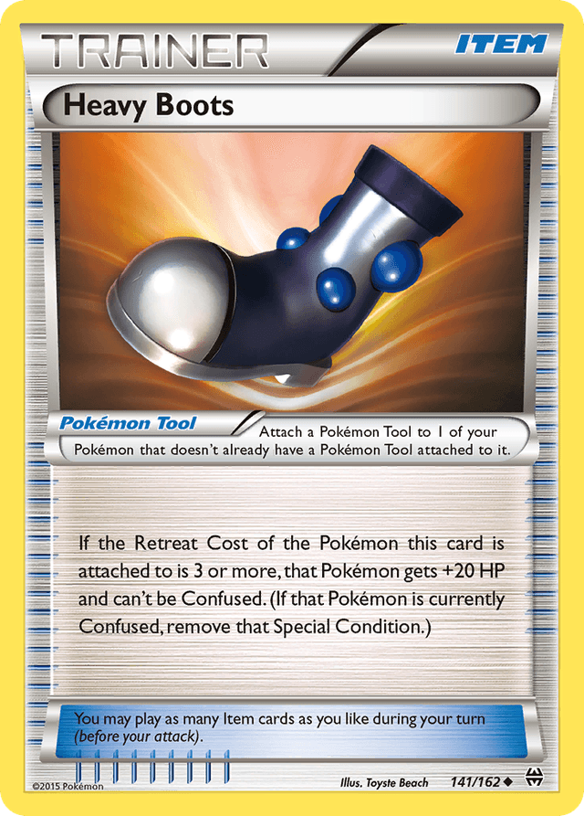 Carta Heavy Boots 141/162 do set BREAKthrough — Pokémon TCG | Bynx