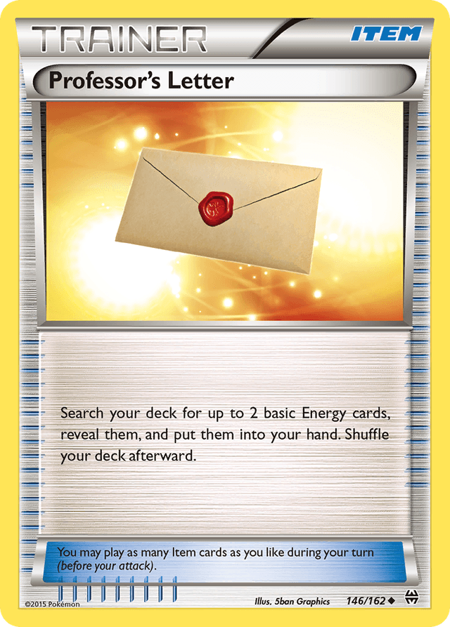 Carta Professor's Letter 146/162 do set BREAKthrough — Pokémon TCG | Bynx