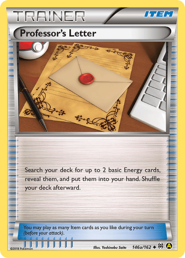 Carta Professor's Letter 146a/162 do set BREAKthrough — Pokémon TCG | Bynx