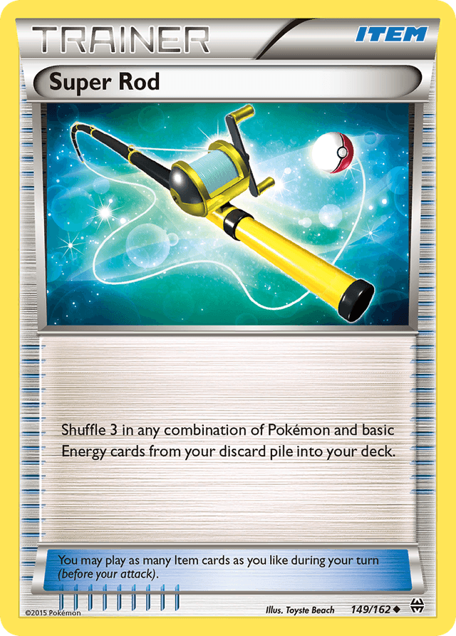 Carta Super Rod 149/162 do set BREAKthrough — Pokémon TCG | Bynx