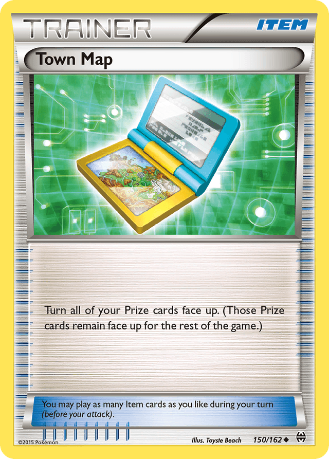 Carta Town Map 150/162 do set BREAKthrough — Pokémon TCG | Bynx