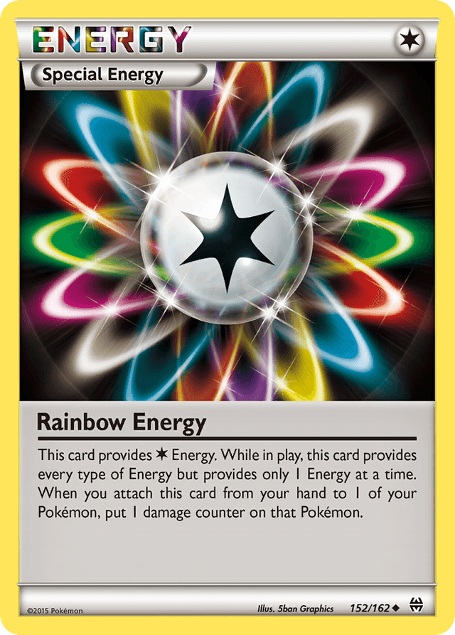 Carta Rainbow Energy 152/162 do set BREAKthrough — Pokémon TCG | Bynx
