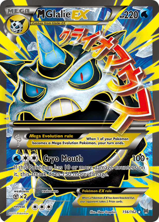 Carta M Glalie-EX 156/162 do set BREAKthrough — Pokémon TCG | Bynx