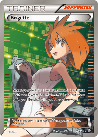 Carta Brigette 161/162 do set BREAKthrough — Pokémon TCG | Bynx
