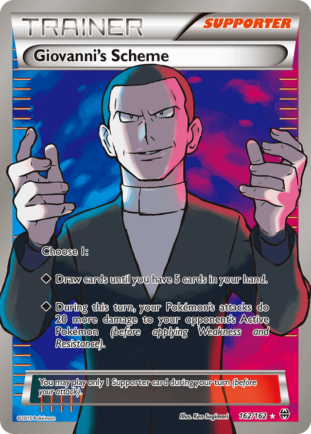 Carta Giovanni's Scheme 162/162 do set BREAKthrough — Pokémon TCG | Bynx
