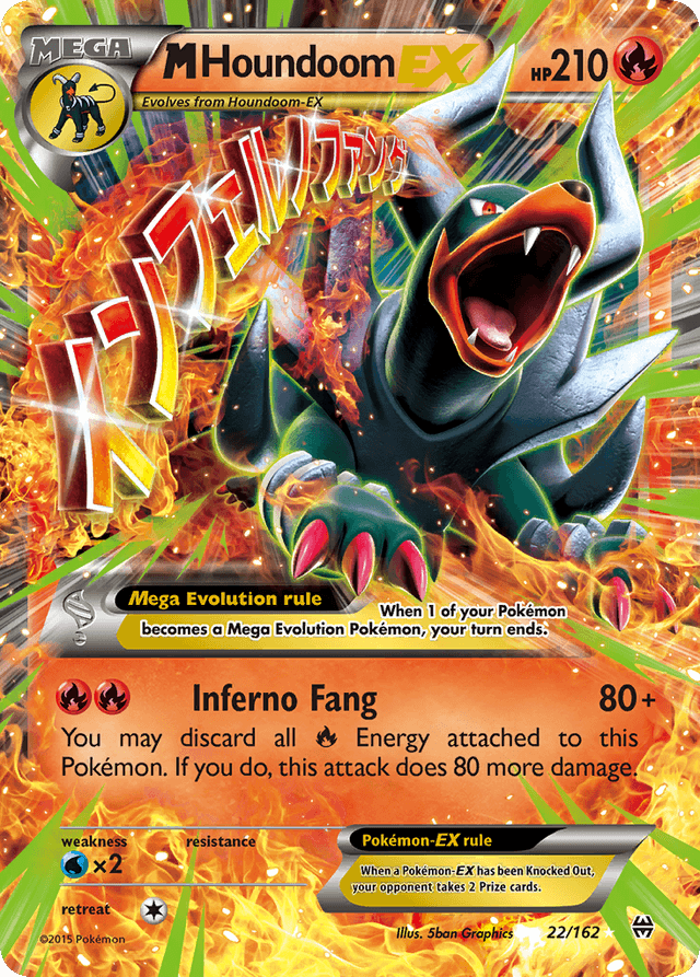 Carta M Houndoom-EX 22/162 do set BREAKthrough — Pokémon TCG | Bynx