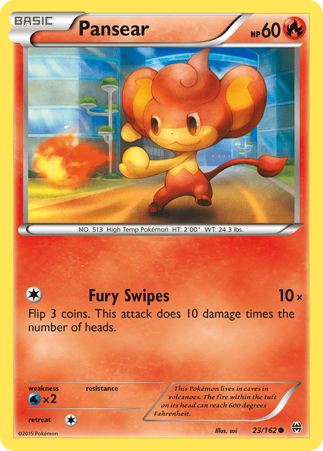 Carta Pansear 23/162 do set BREAKthrough — Pokémon TCG | Bynx
