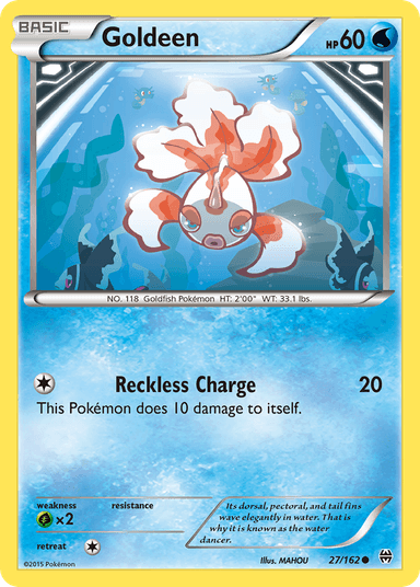 Carta Goldeen 27/162 do set BREAKthrough — Pokémon TCG | Bynx