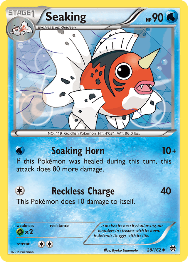 Carta Seaking 28/162 do set BREAKthrough — Pokémon TCG | Bynx