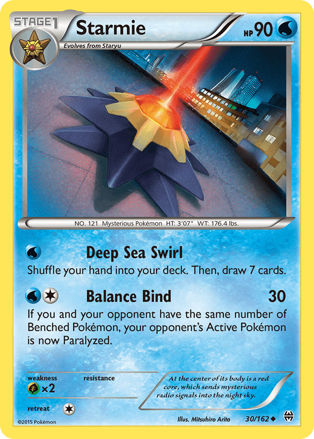 Carta Starmie 30/162 do set BREAKthrough — Pokémon TCG | Bynx