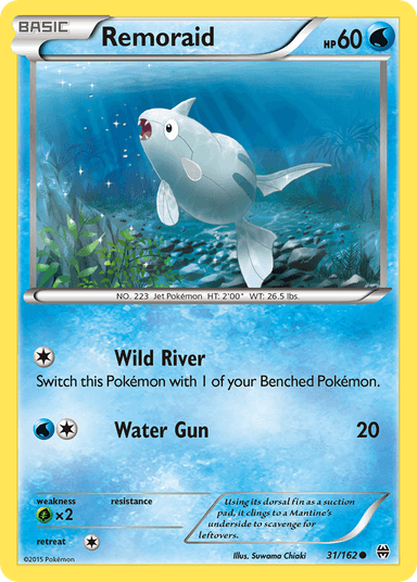 Carta Remoraid 31/162 do set BREAKthrough — Pokémon TCG | Bynx
