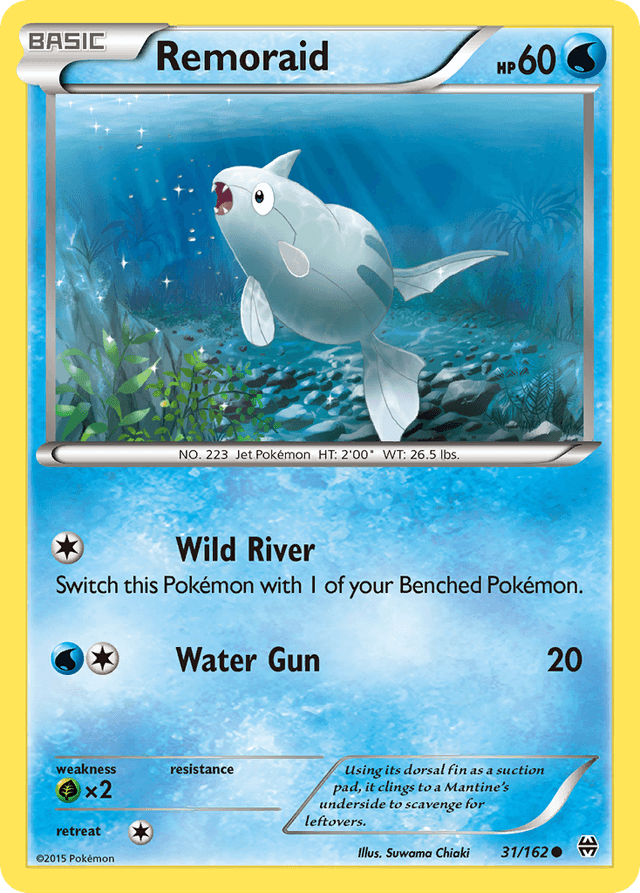 Carta Remoraid 31/162 do set BREAKthrough — Pokémon TCG | Bynx