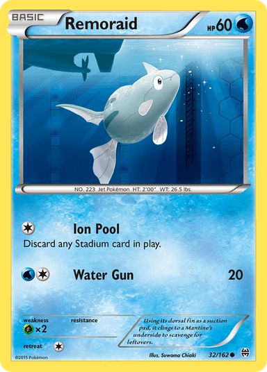 Carta Remoraid 32/162 do set BREAKthrough — Pokémon TCG | Bynx
