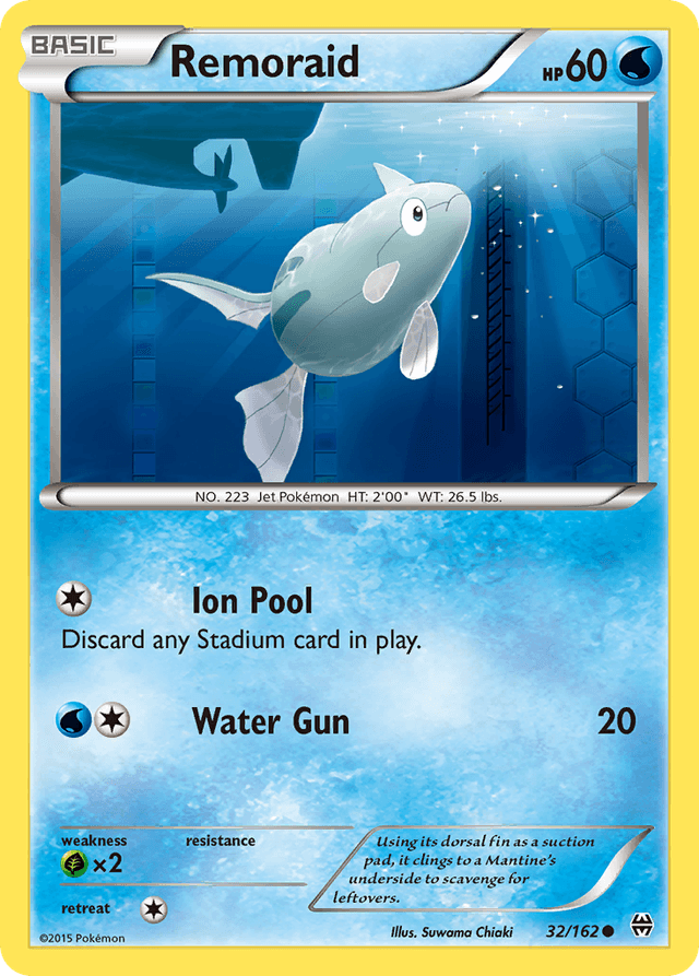 Carta Remoraid 32/162 do set BREAKthrough — Pokémon TCG | Bynx