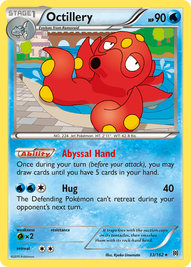 Carta Octillery 33/162 do set BREAKthrough — Pokémon TCG | Bynx