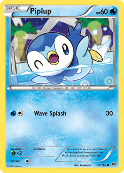 Piplup 36/162 — Turbo Revolução